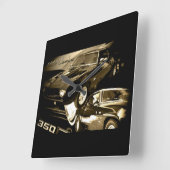 1969年のCamaroの時計 スクエア壁時計 (傾斜)