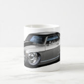 1969年のCamaroの灰色黒い車 コーヒーマグカップ (中央)