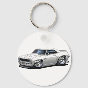 1969年のCamaroの白車 キーホルダー