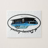 1969年のCamaroの青 ジグソーパズル (横)