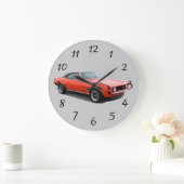 1969年のCamaro SS ラージ壁時計 (ホーム)