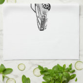 1969年のCamaro Z28 キッチンタオル (折り畳み)