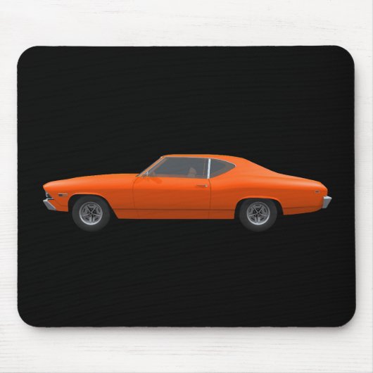 1969年のChevelle SS: オレンジ終わり: マウスパッド (正面)