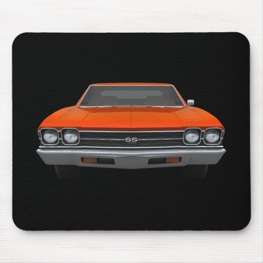 1969年のChevelle SS: オレンジ終わり: マウスパッド (正面)