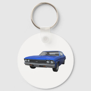 1969年のChevelle SS: 青い終わり キーホルダー