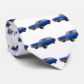 1969年のChevelle SS: 青い終わり ネクタイ (ロール)