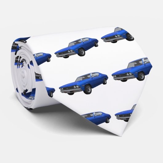 1969年のChevelle SS: 青い終わり ネクタイ (ロール)