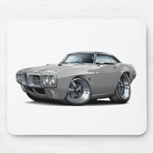 1969年のFirebirdの灰色黒い上車 マウスパッド