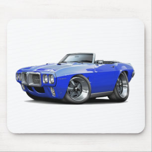1969年のFirebirdの青いコンバーチブル マウスパッド