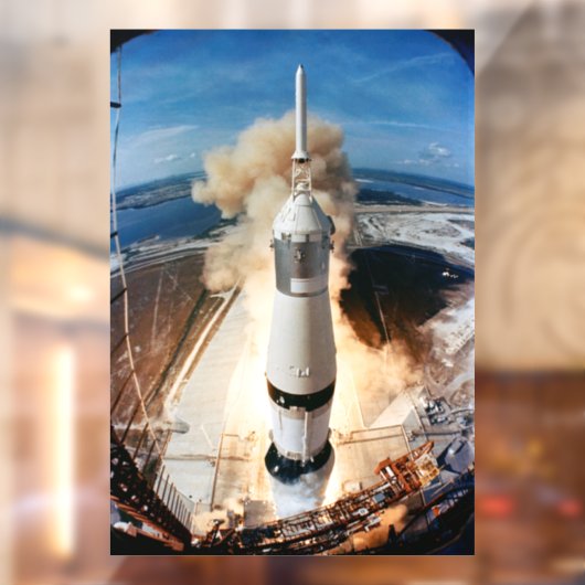 1969年アポロ・サターンVロケットの月への打ち上げ ウィンドウサイン (シート2)