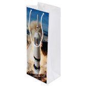 1969年アポロ・サターンVロケットの月への打ち上げ ワインギフトバッグ (裏面アングル)