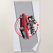 1969年マクラシックッスルカー ビーチタオル (正面)