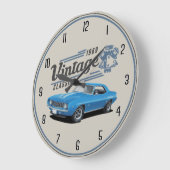 1969年ヴィンテージクラシックカマロ大時計 ラージ壁時計 (傾斜)
