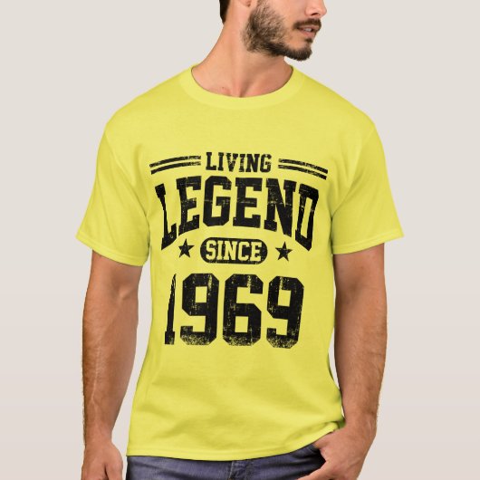 1969年以来の生きている伝説 Tシャツ (正面)