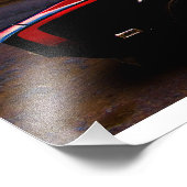 1969年日没のためにロッキーの尾根でカマロを上る フォトプリント            (角)