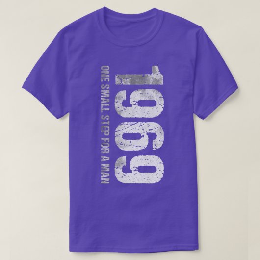 1969年月着陸月ヴィンテージ Tシャツ (デザイン正面)