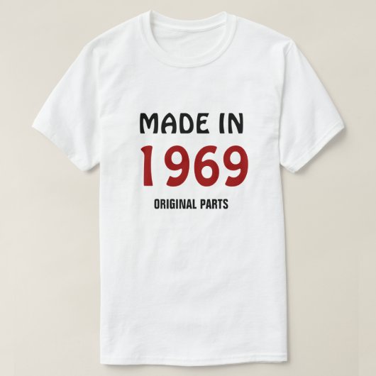 1969年製 オリジナルパーツ Tシャツ (デザイン正面)