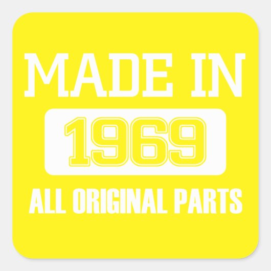 1969年製 オールオリジナルパーツ スクエアシール (正面)