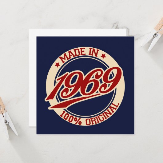 1969年製 カード (正面/裏面インサイチュ)