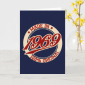 1969年製 カード (黄色い花)