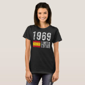 1969年限定版スペイン国旗の誕生日 Tシャツ (正面フル)