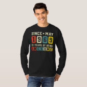 1969年5月素晴らしヴィンテージ53位 Tシャツ (正面フル)