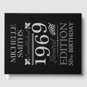 1969年50誕生日設立 ゲストブック (正面)