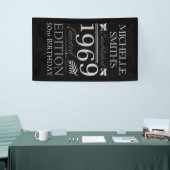 1969年50誕生日設立 横断幕 (トレードショー)