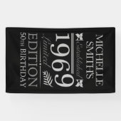 1969年50誕生日設立 横断幕 (横)