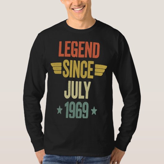 1969年7月以来の伝説 Tシャツ (正面)