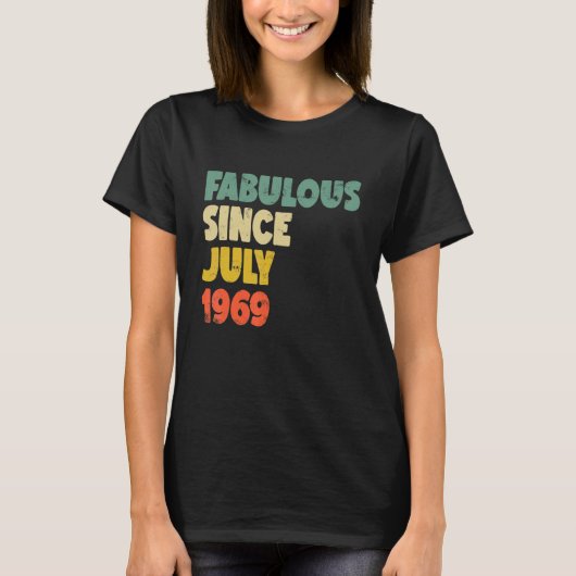 1969年7月以来の素晴らしい男の子の男の子の女性の誕生 Tシャツ (正面)