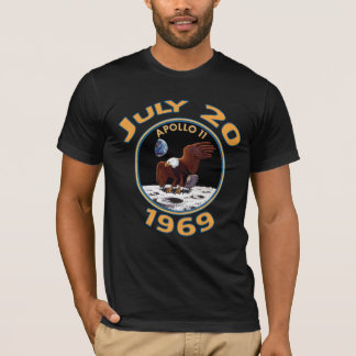 1969年7月20日月へのアポロ11代表団 Tシャツ