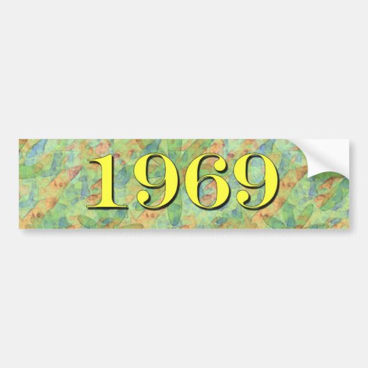 1969年 バンパーステッカー (正面)