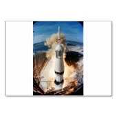 1969年、月を目指して打ち上げられたアポロ・サターンVロケット テーブルナンバー (裏面)