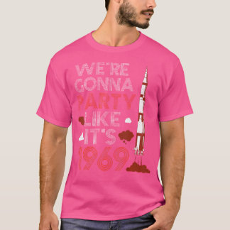 1969年 月面着陸パーティー Tシャツ
