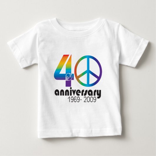 1969年～2009年40周年 ベビーTシャツ (正面)