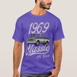 1969年 69年 クラシックトラック ボーイ Tシャツ