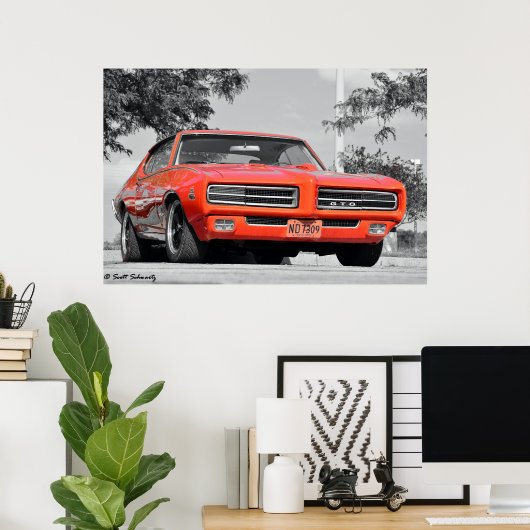 1969年GTO裁判官 ポスター (ホームオフィス)