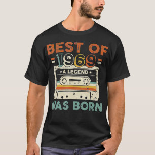 1969最高の、ヴィンテージ52番目の誕生日カセットテープ Tシャツ