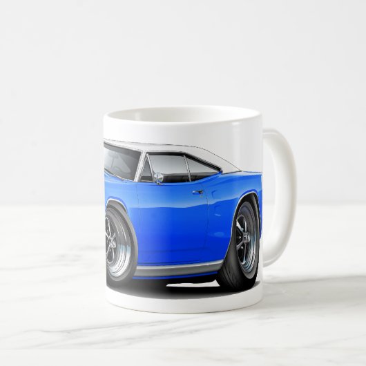 1969極度の蜂の青白の上の二重スコップのフード コーヒーマグカップ (正面右)