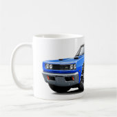 1969極度の蜂の青白の上の二重スコップのフード コーヒーマグカップ (左)