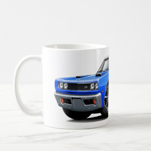 1969極度の蜂の青白の上の二重スコップのフード コーヒーマグカップ (左)