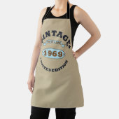 1969生まれ年のヴィンテージ誕生日ギフト エプロン (インサイチュ)