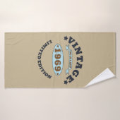 1969生まれ年のヴィンテージ誕生日ギフト バスタオル (バスタオル)