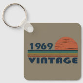 1969生まれ年のヴィンテージ誕生日 キーホルダー (正面)