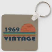 1969生まれ年のヴィンテージ誕生日 キーホルダー (裏面)