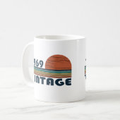 1969生まれ年のヴィンテージ誕生日 コーヒーマグカップ (正面左)