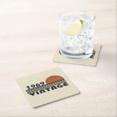 1969生まれ年のヴィンテージ誕生日 スクエアペーパーコースター (インサイチュ)