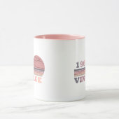 1969生まれ年のヴィンテージ誕生日 マグカップ (中央)