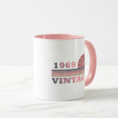 1969生まれ年のヴィンテージ誕生日 マグカップ (正面右)